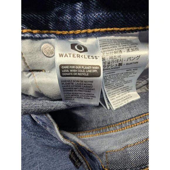 Levi 550 Jeans Men 46x32 Medium Stonewash‎ Relaxed Fit Straight Leg - Picture 6 of 9